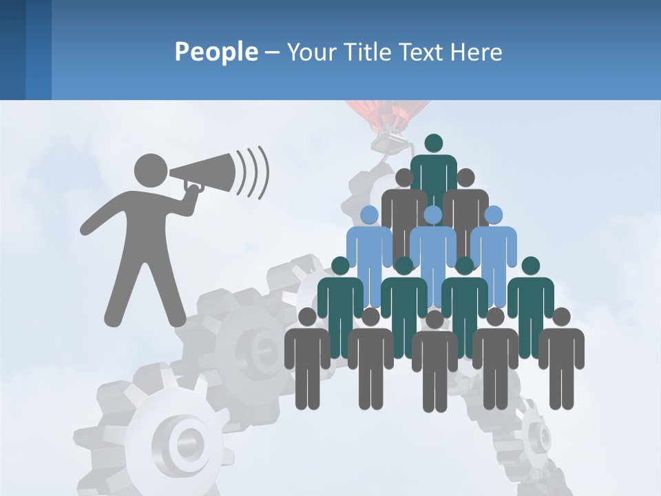 Cold Electricity Air PowerPoint Template