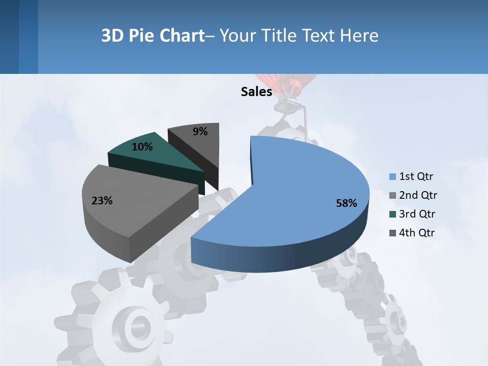 Cold Electricity Air PowerPoint Template