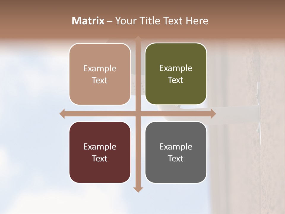 Conditioner Industry Equipment PowerPoint Template