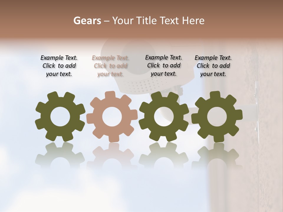 Conditioner Industry Equipment PowerPoint Template