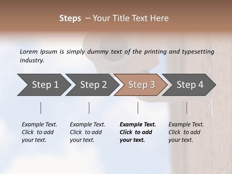 Conditioner Industry Equipment PowerPoint Template
