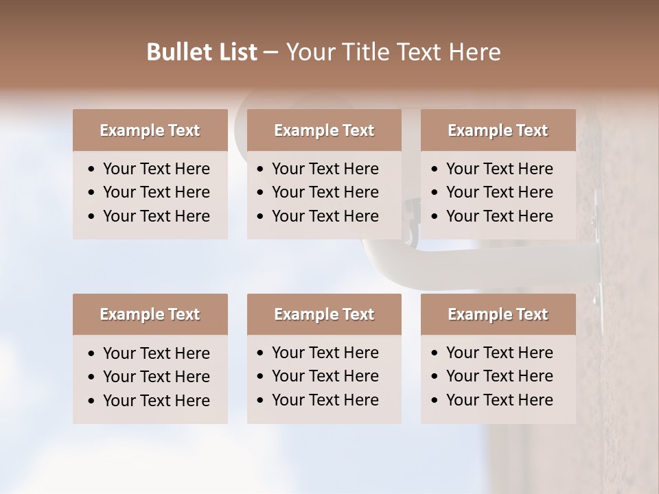 Conditioner Industry Equipment PowerPoint Template