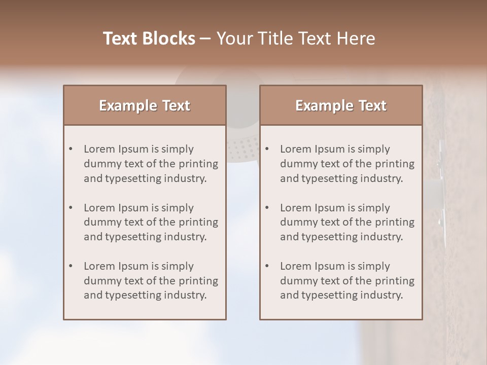 Conditioner Industry Equipment PowerPoint Template