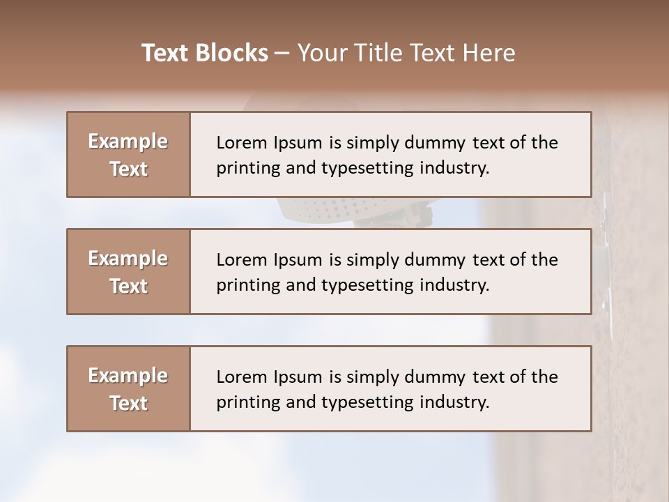 Conditioner Industry Equipment PowerPoint Template
