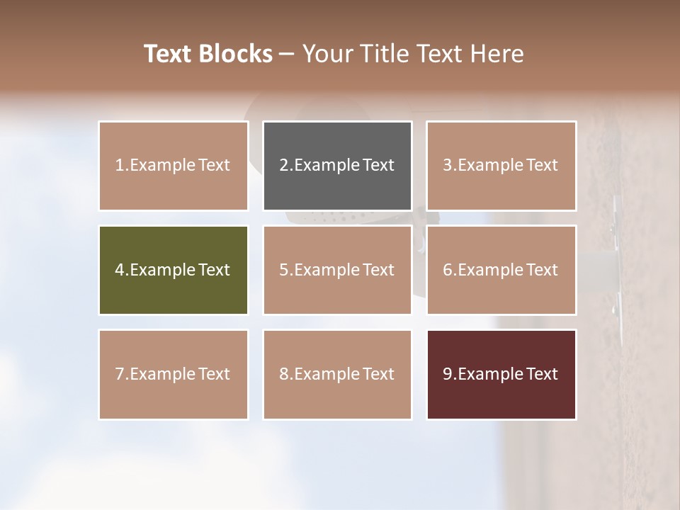 Conditioner Industry Equipment PowerPoint Template
