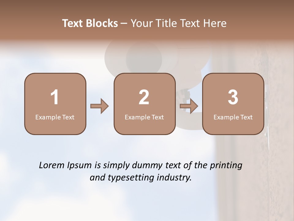 Conditioner Industry Equipment PowerPoint Template