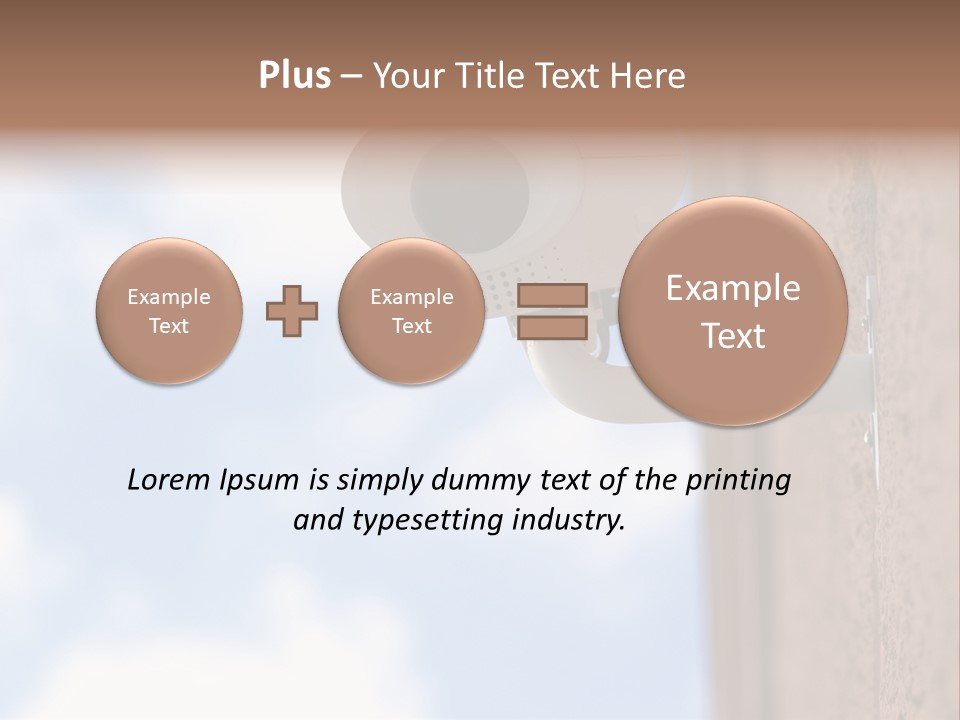 Conditioner Industry Equipment PowerPoint Template