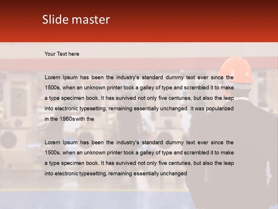 Climate Equipment Home PowerPoint Template