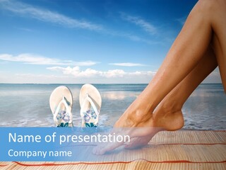 Conditioner Air White PowerPoint Template