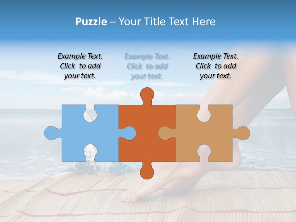 Conditioner Air White PowerPoint Template