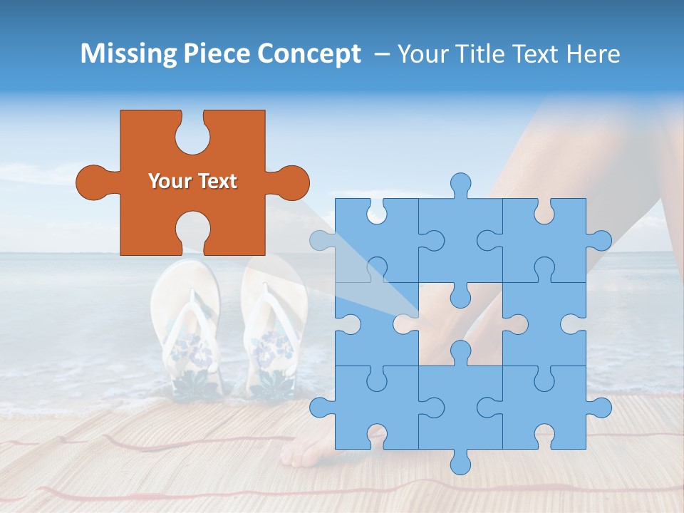 Conditioner Air White PowerPoint Template