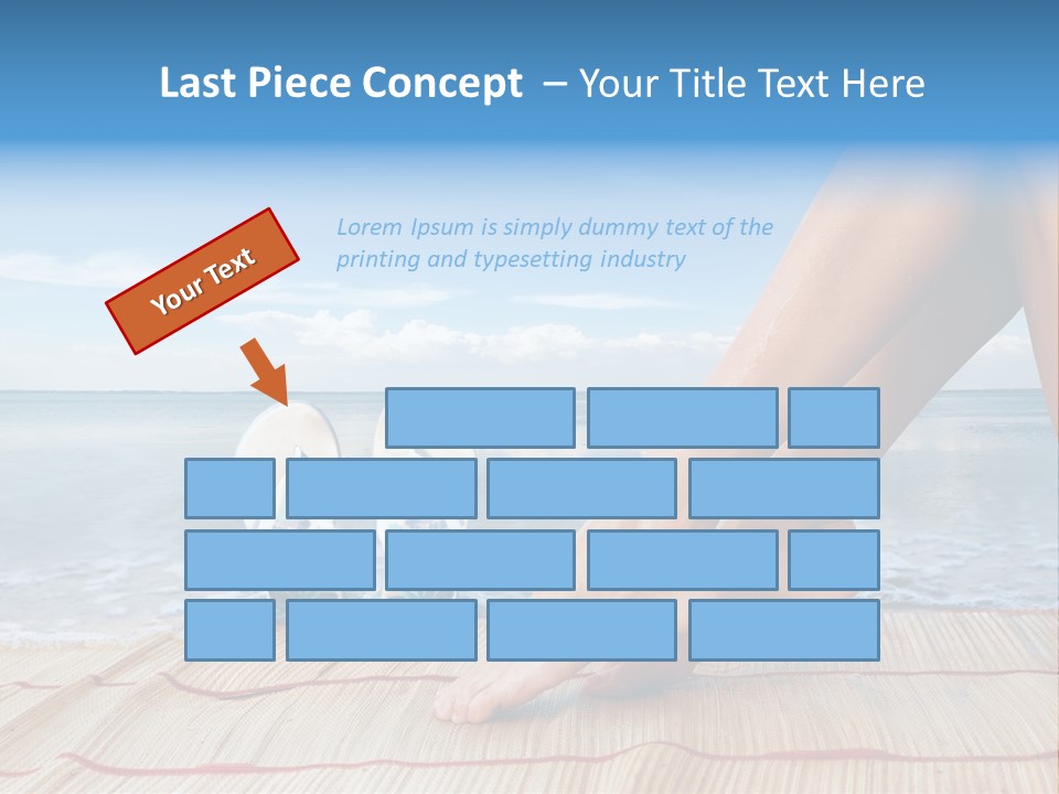 Conditioner Air White PowerPoint Template
