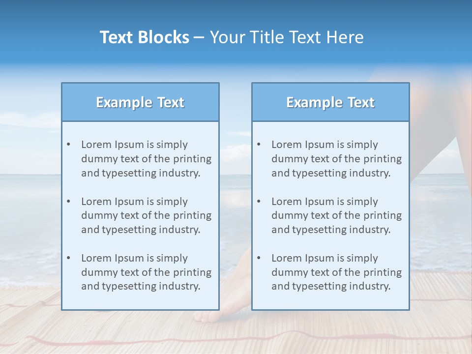 Conditioner Air White PowerPoint Template