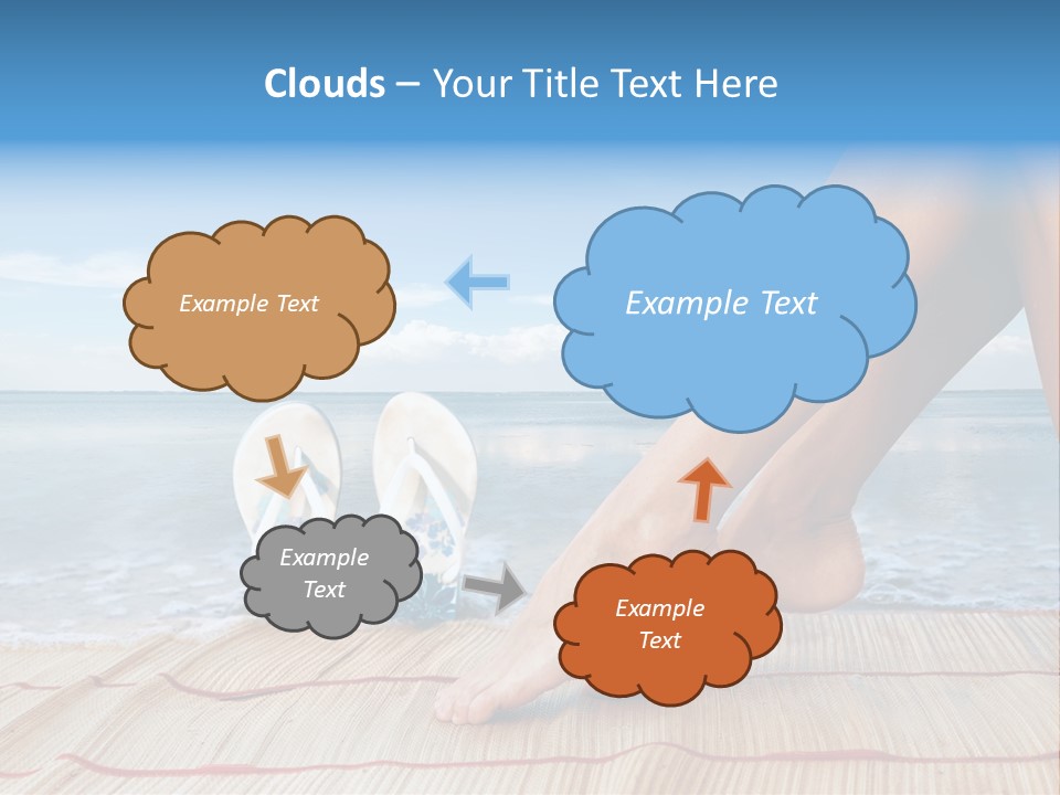 Conditioner Air White PowerPoint Template