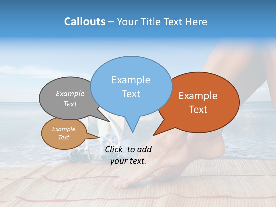 Conditioner Air White PowerPoint Template