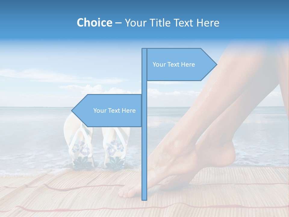 Conditioner Air White PowerPoint Template