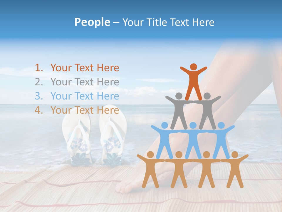 Conditioner Air White PowerPoint Template