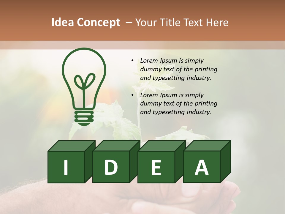Supply Part Electricity PowerPoint Template