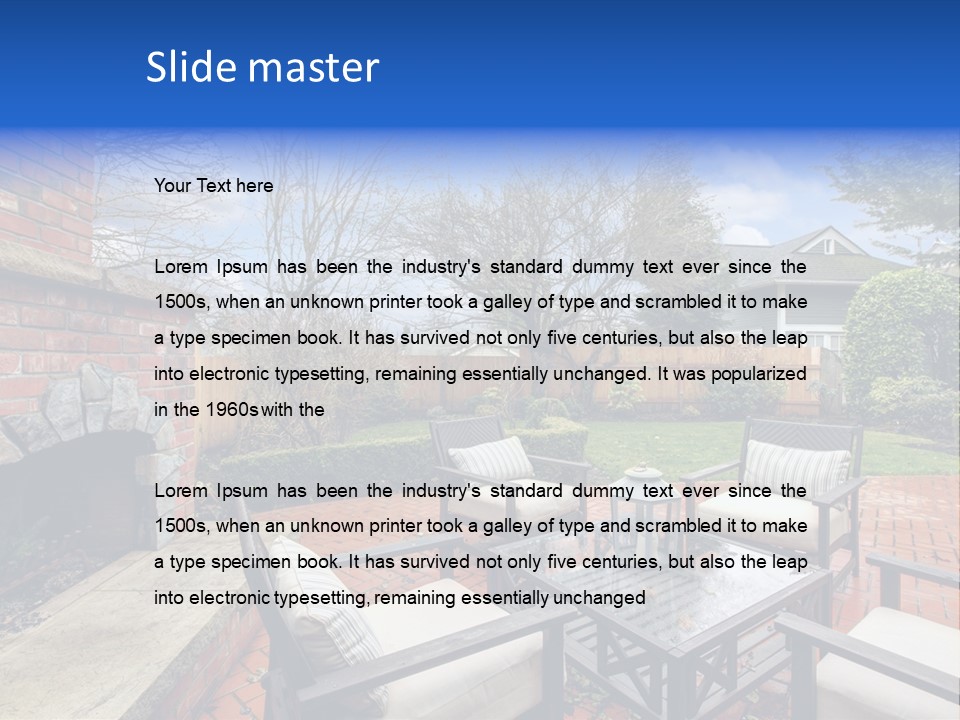 Heat Cold House PowerPoint Template