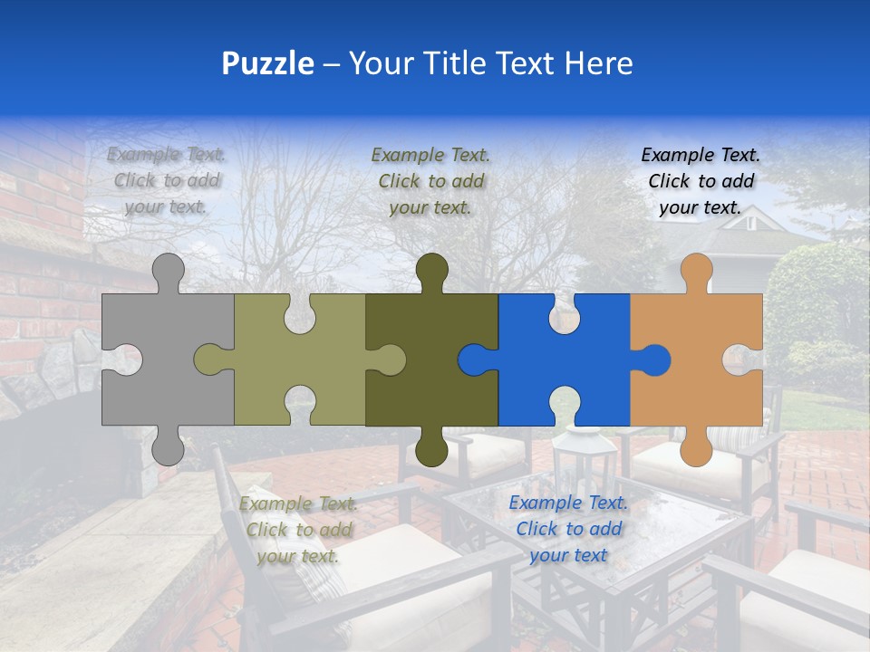 Heat Cold House PowerPoint Template