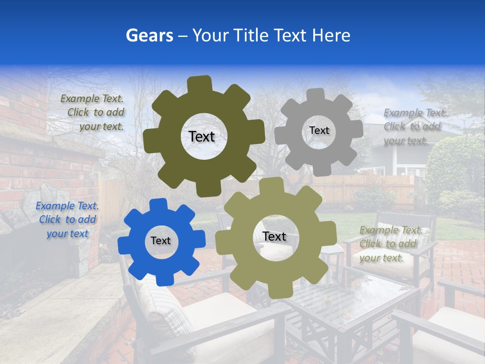 Heat Cold House PowerPoint Template
