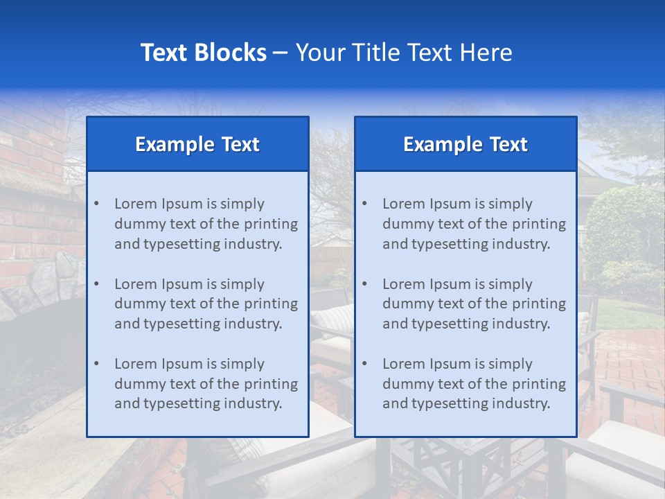 Heat Cold House PowerPoint Template