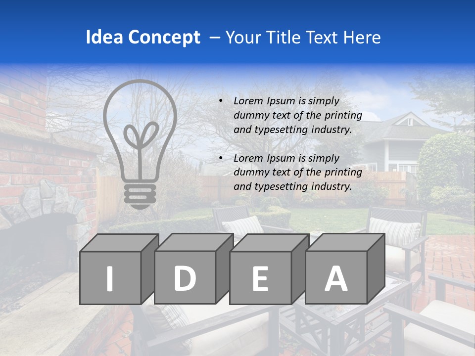 Heat Cold House PowerPoint Template