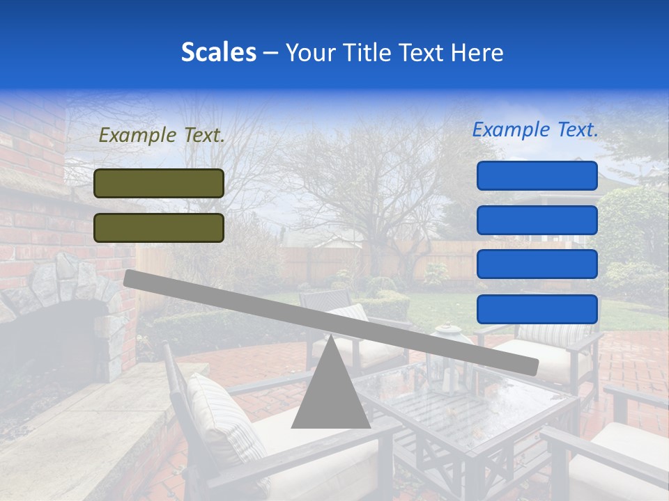 Heat Cold House PowerPoint Template