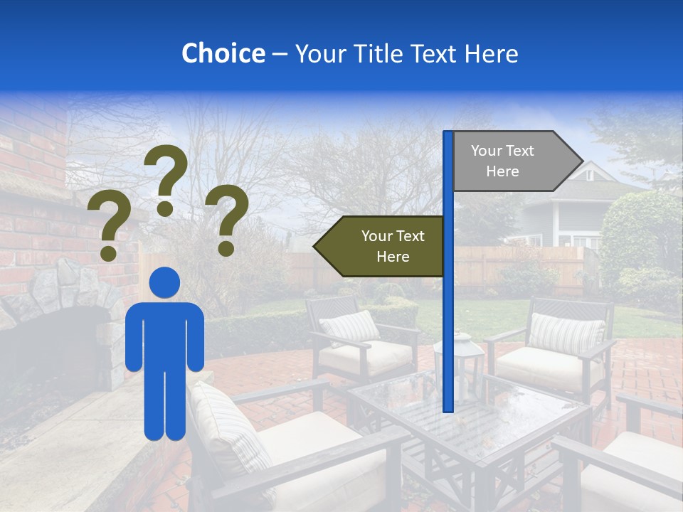 Heat Cold House PowerPoint Template