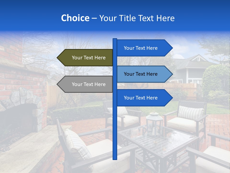 Heat Cold House PowerPoint Template