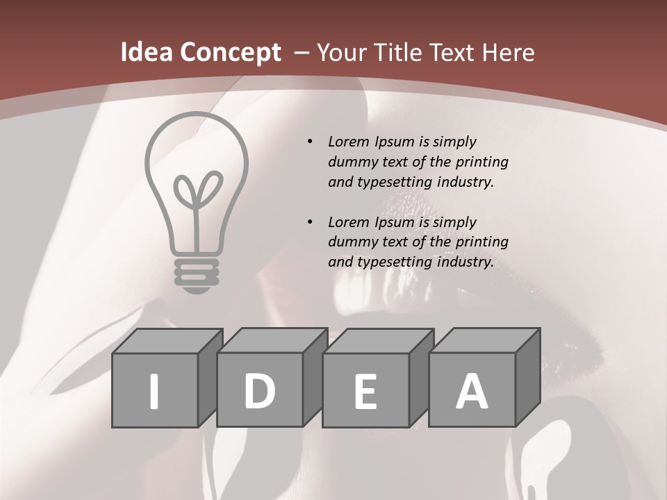 White Energy Supply PowerPoint Template