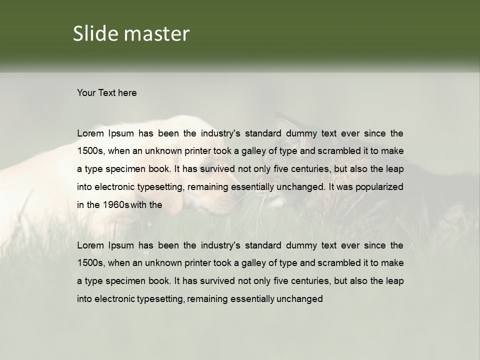 Technology Cool Climate PowerPoint Template