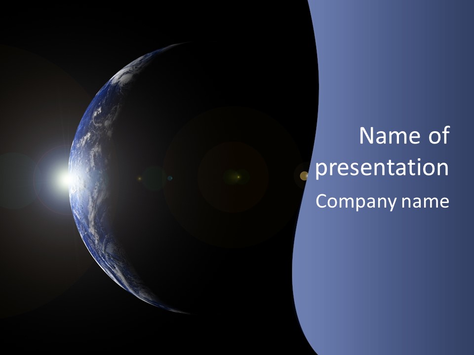 Cool Part Air PowerPoint Template