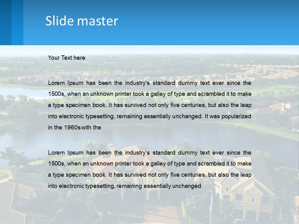 Remote Electricity Equipment PowerPoint Template