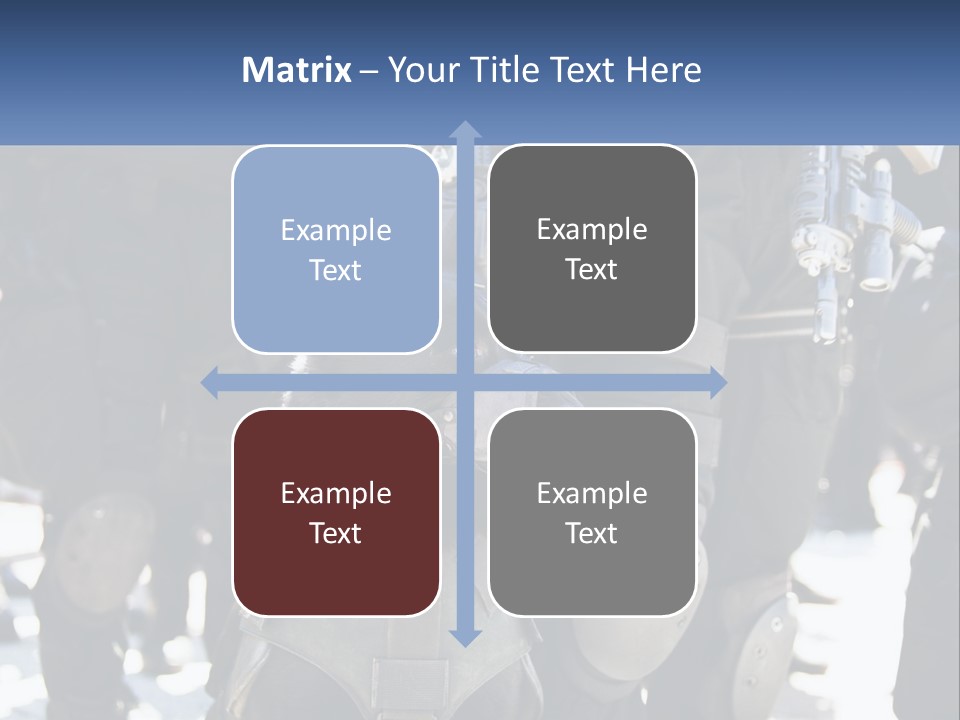 White Unit Power PowerPoint Template