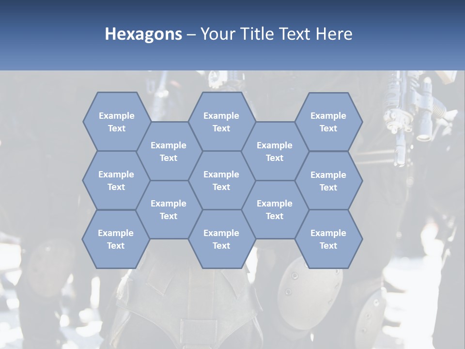 White Unit Power PowerPoint Template