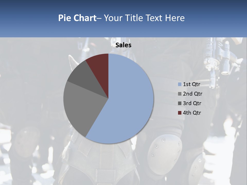 White Unit Power PowerPoint Template