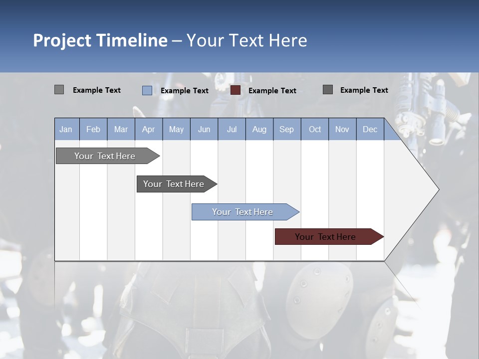 White Unit Power PowerPoint Template