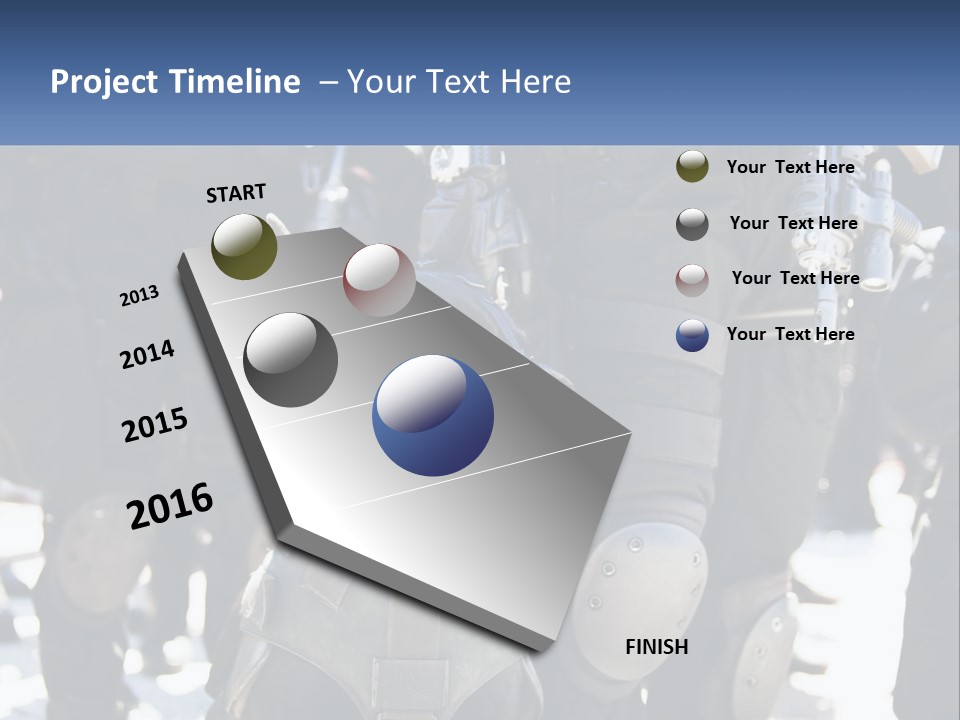 White Unit Power PowerPoint Template