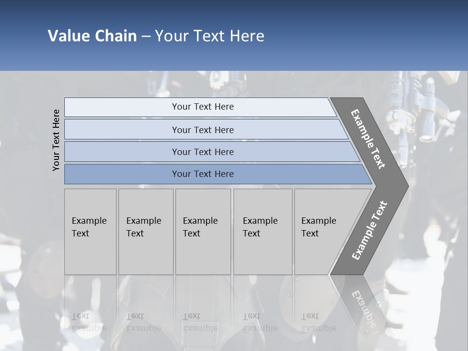 White Unit Power PowerPoint Template