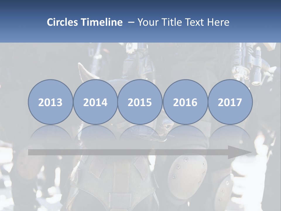 White Unit Power PowerPoint Template