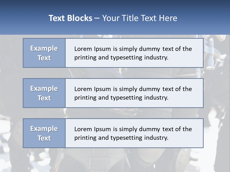 White Unit Power PowerPoint Template