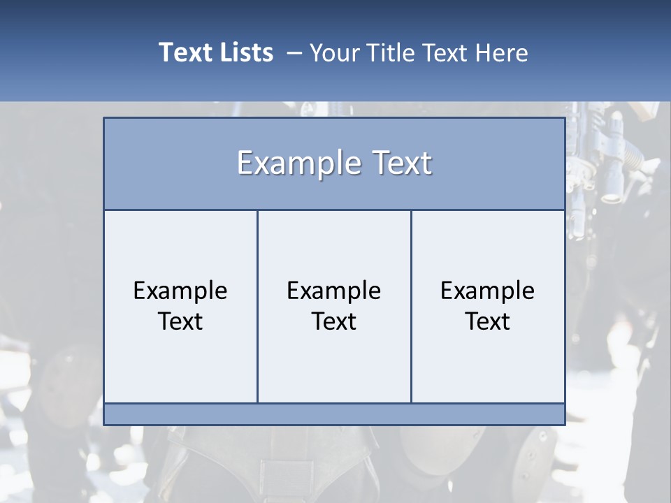 White Unit Power PowerPoint Template