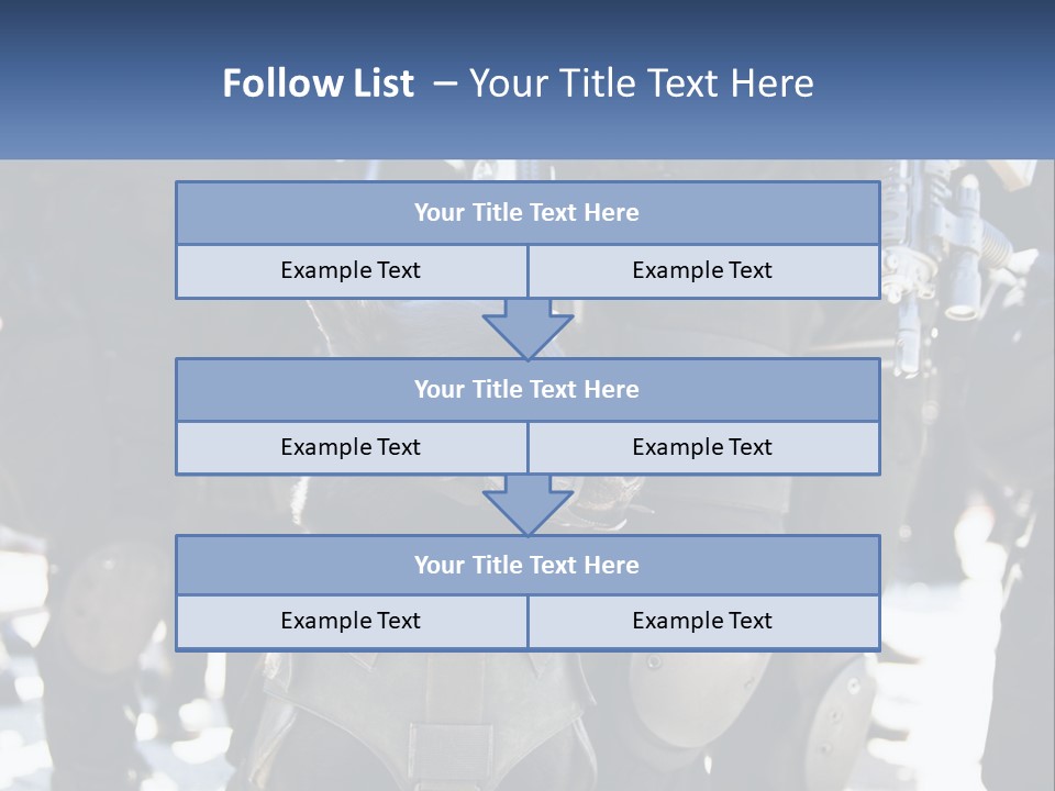 White Unit Power PowerPoint Template