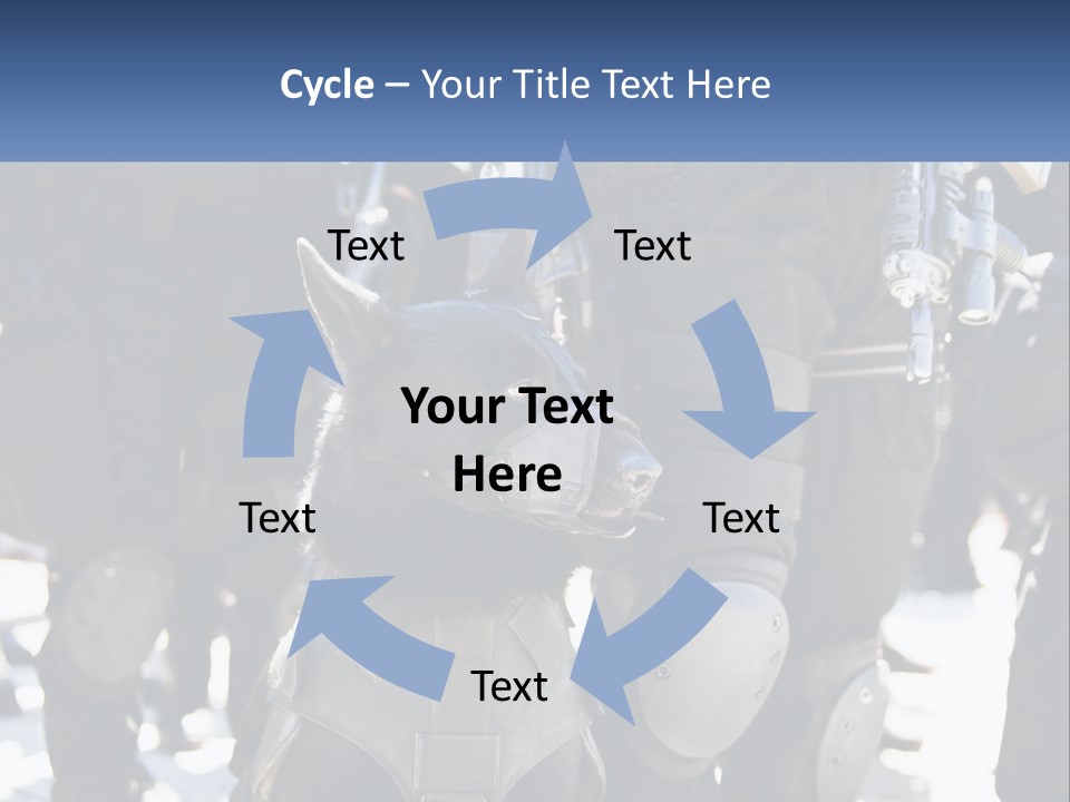 White Unit Power PowerPoint Template