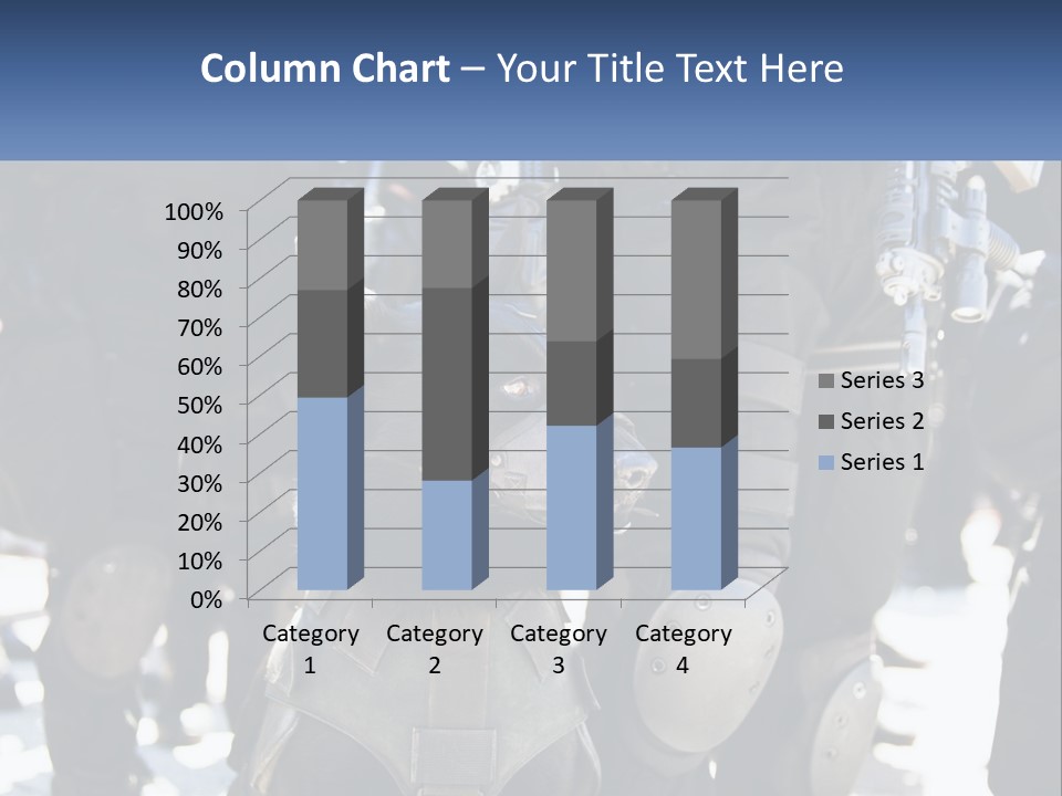 White Unit Power PowerPoint Template
