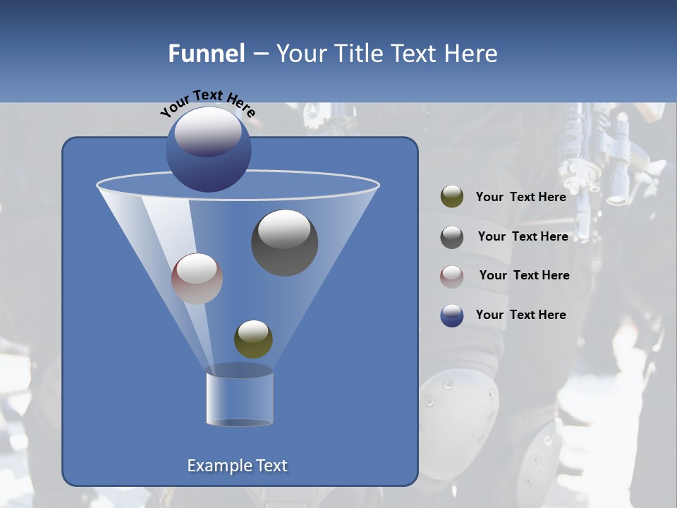 White Unit Power PowerPoint Template