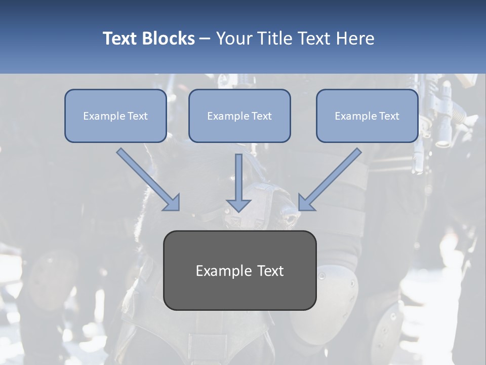 White Unit Power PowerPoint Template