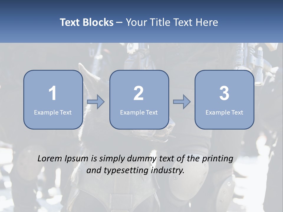 White Unit Power PowerPoint Template