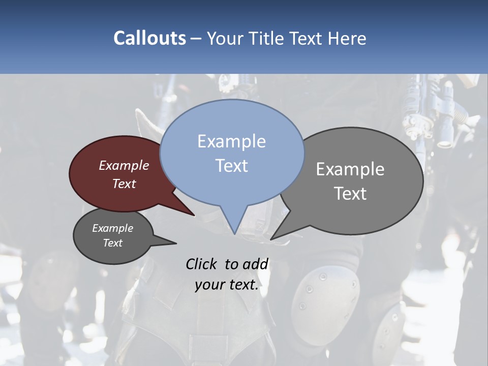 White Unit Power PowerPoint Template